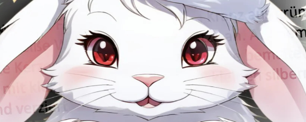 KI generierte Illustration eines kleinen Häschens als symbolische Darstellung einer Prompt-Umsetzung durch KI. | KonzeptDesignKunst