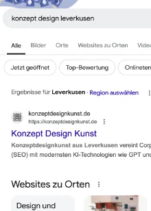 Ausschnitt des Rankings in der Google Suche, zur Demonstration der Wichtigkeit aller Rankingfaktoren. | konzeptdesignkunst Ausschnitt des Rankings in der Google Suche, zur Demonstration der Wichtigkeit aller Rankingfaktoren. | konzeptdesignkunst