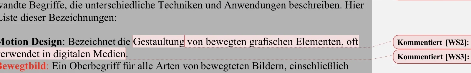 Nahaufnahme von Fehlersuche und Korrekturen von Texten im Lektorat. | konzeptdesignkunst